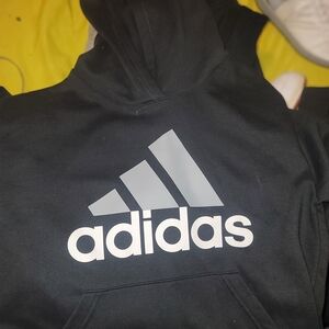 Adidas Black Hoodie with Logo